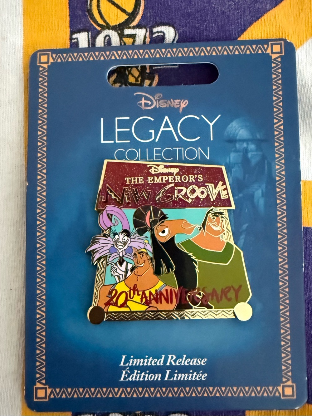 Disney Legacy Collection Emperor’s New Groove 20th Anniversary Pin